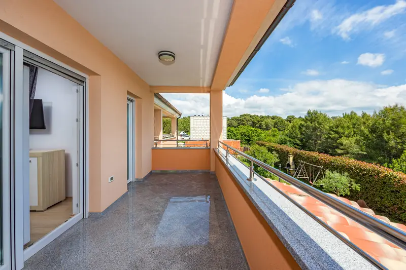 Villa Relax Pola – terrazza del piano superiore